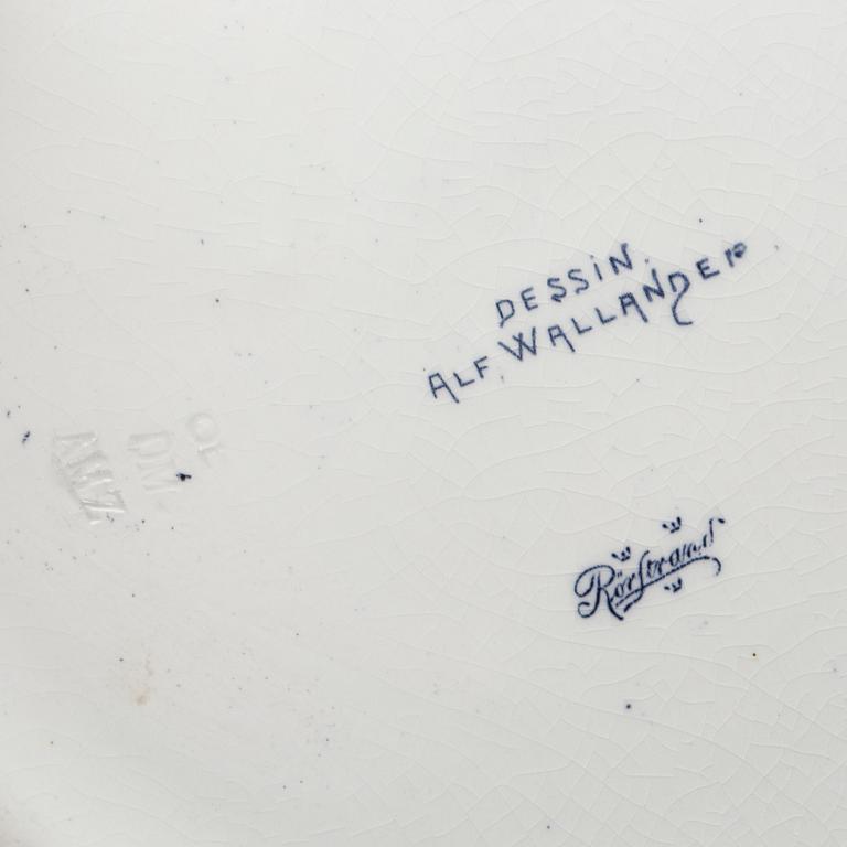 LOCKURNA, jugend, flintgods, Alf Wallander, Rörstrand, tidigt 1900-tal.