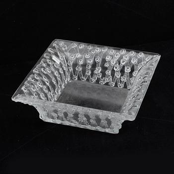 SKÅLFAT, glas, signerad Lalique France.