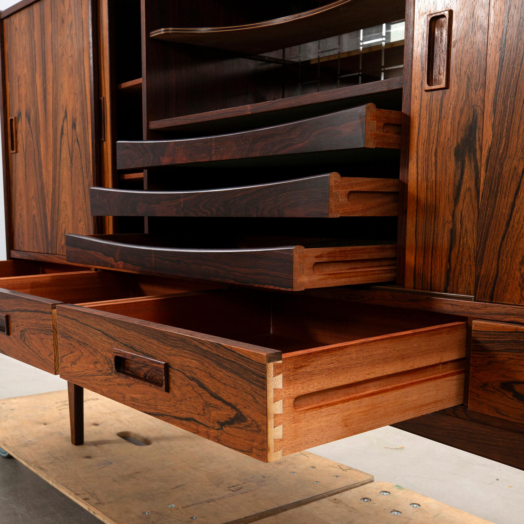 Børge Seindal Sideboard/Skåp för P Westergaard møbelfabrik Danmark 1970-tal.