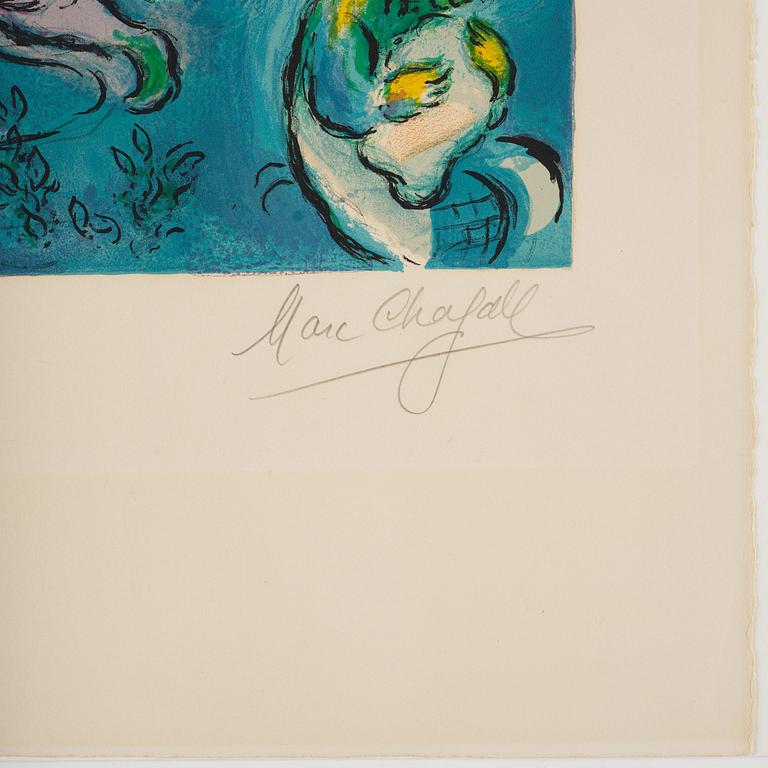 Marc Chagall, after, "La Lutte de Jacob et de L'Ange".