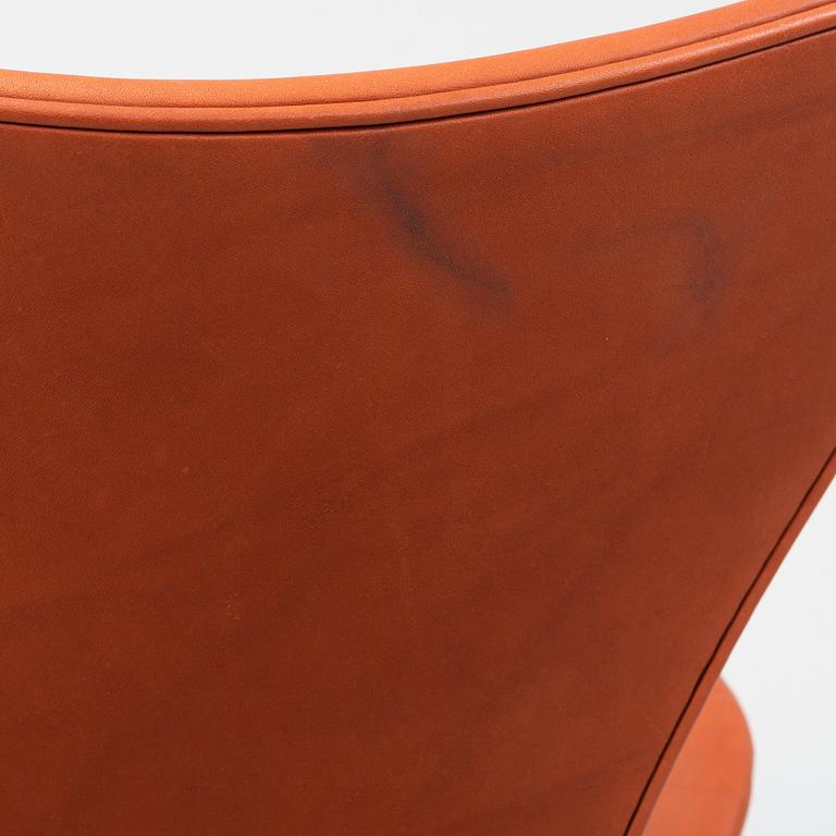 Arne Jacobsen, kontorsstol, "Sjuan", Fritz Hansen, Danmark, 1960-tal.