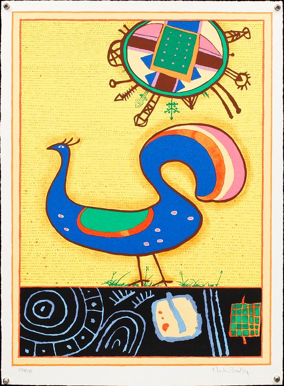 MARTIN BRADLEY, färglitografi, sign och numr 194/199.