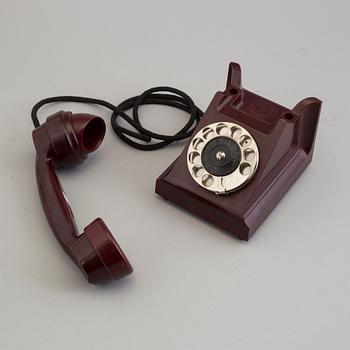 a LM Ericsson telephone, 1930's.