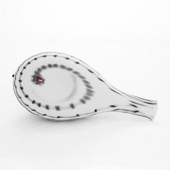 Oiva Toikka, a 'Swan' glass bird, signed O. Toikka Nuutajärvi 128 2005.