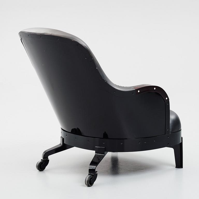 Mats Theselius, a 'The Ritz' lounge chair, edition 84/90, Källemo Sweden, post 1994.