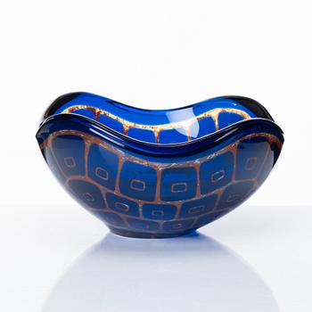 Sven Palmqvist, a "Ravenna" glass bowl, Orrefors, Sweden 1968.