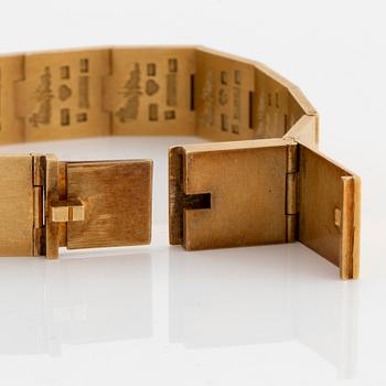 Wiwen Nilsson, armband, Lund 1963, 18K guld.