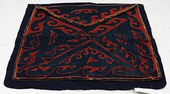 A Kirghiz bag (Bokche), 66 x 64 cm.