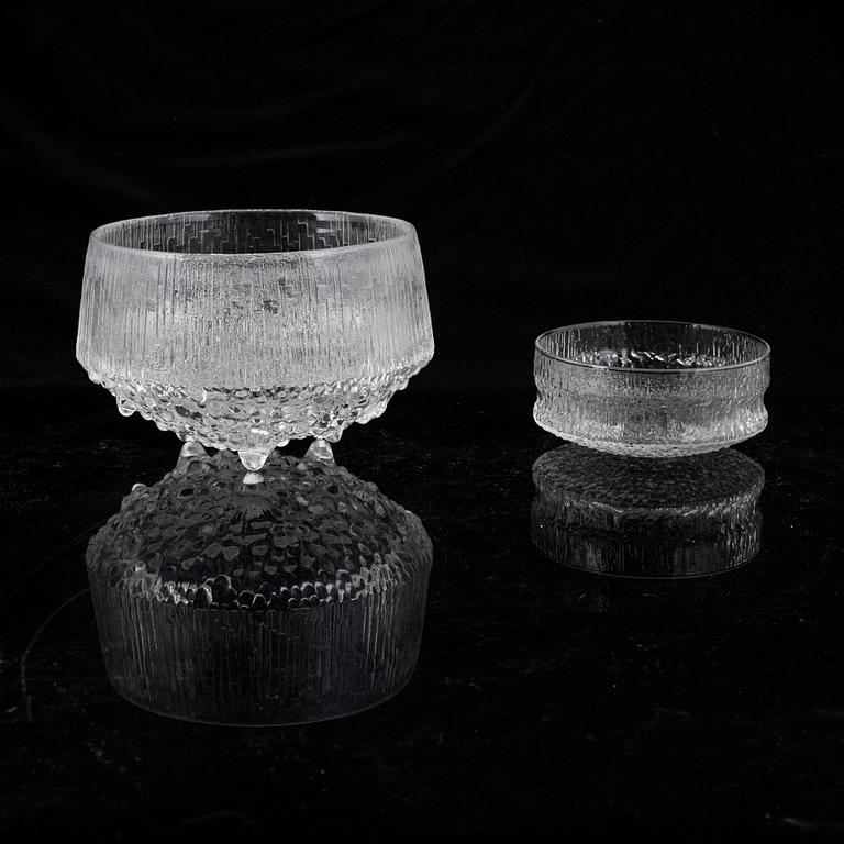 Tapio Wirkkala, glass ware, 42 pieces.