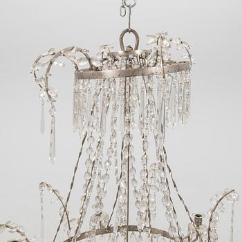 Chandelier Louis XVI style, first half of the 20th century.