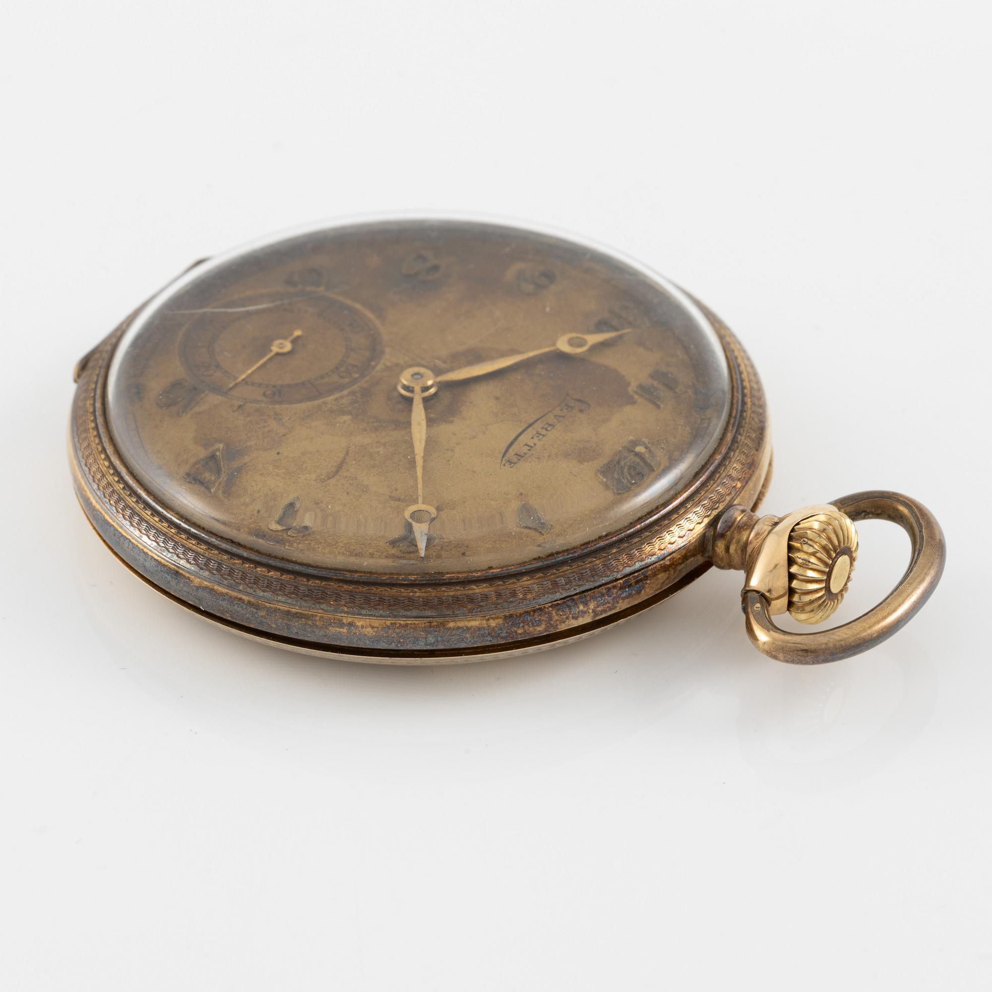 Fickur, 14K, Levrette, 47 mm.