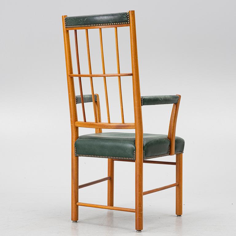 Josef Frank, karmstol, modell 652, Firma Svenskt Tenn, efter 1985.