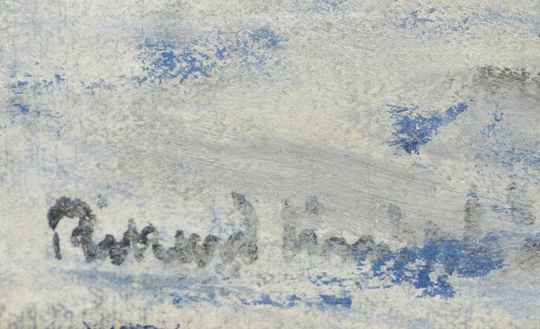 Rikard Lindström, olja på duk, signerad.