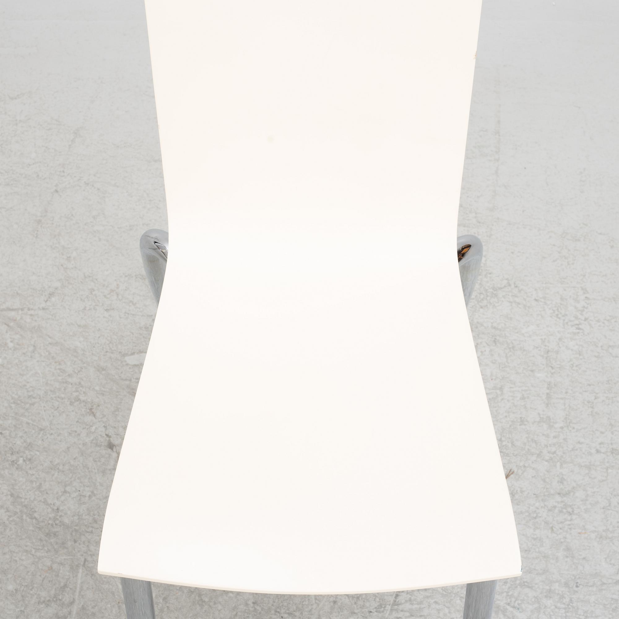 Philippe Starck, stolar, 4 st, "Olly Tango", Driade Aleph, Italien.