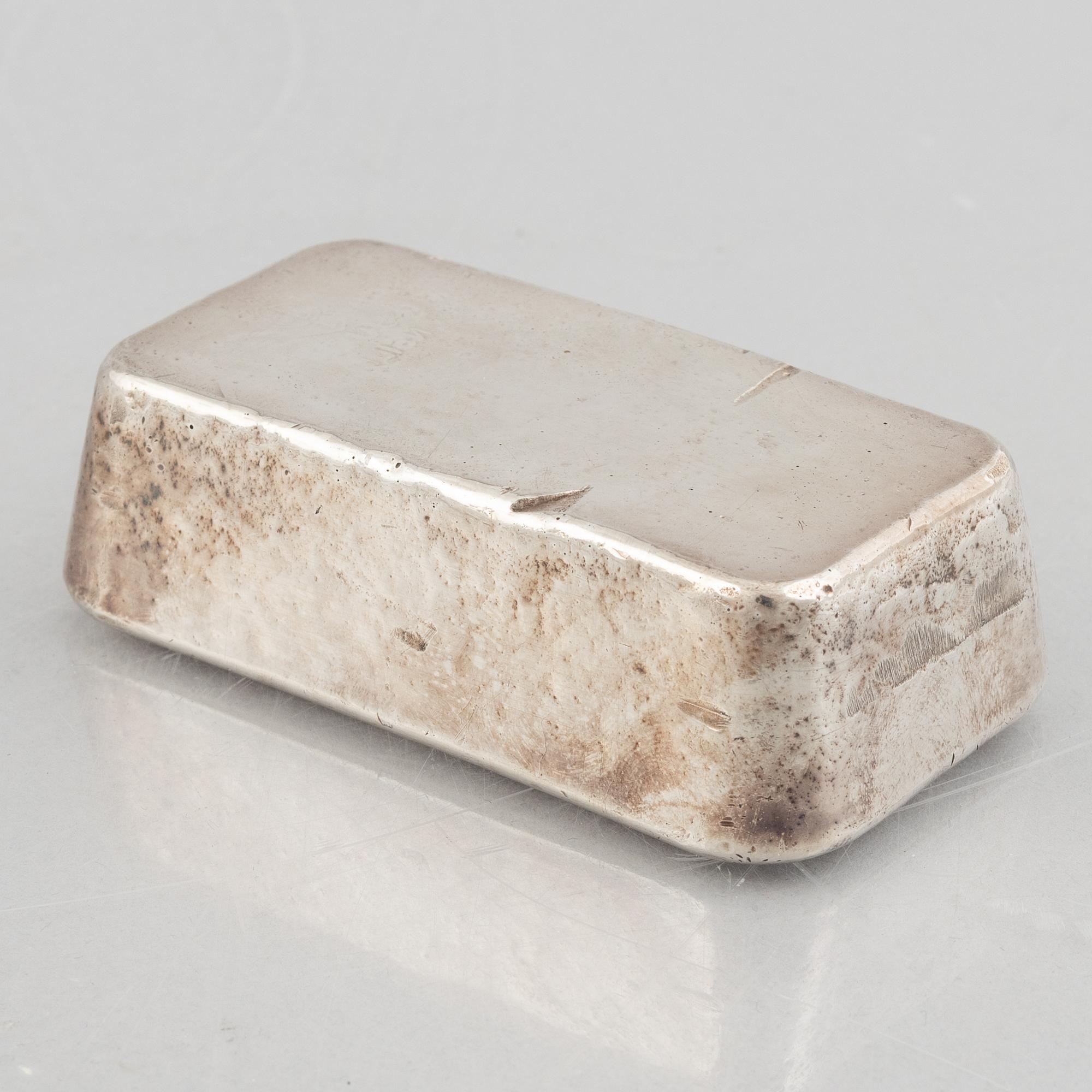 Silvertacka, 1000 gram, Degussa Feinsilber 999.