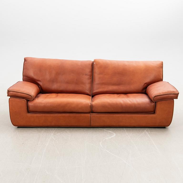 Sofa, leather, 21st century.