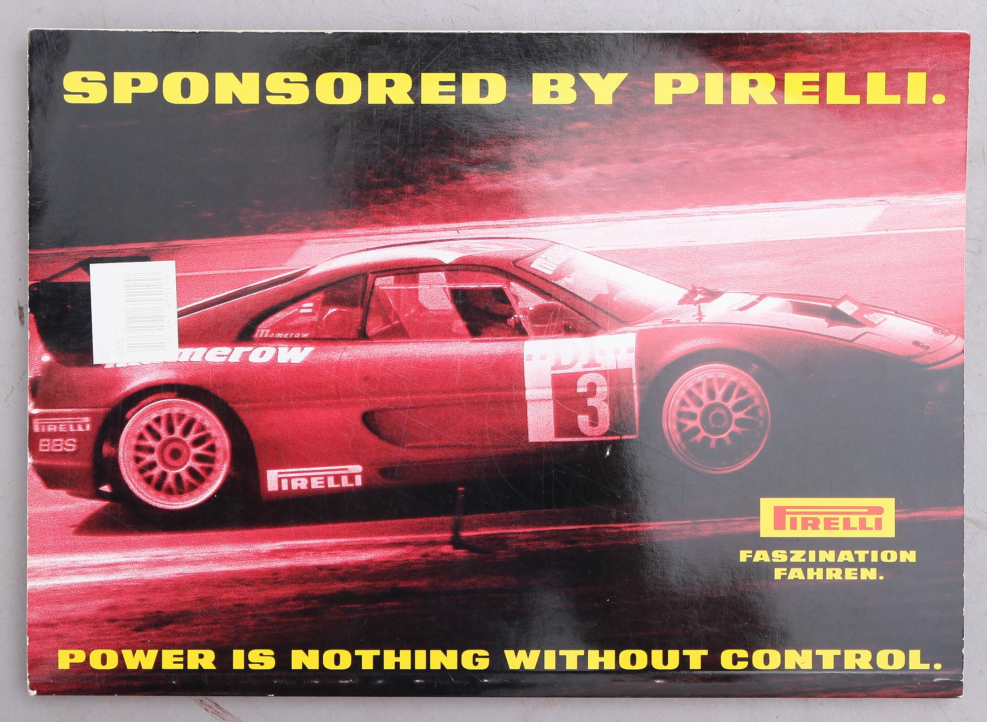 LITTERATUR OCH BROSCHYRER OM FERRARI, 15 delar.