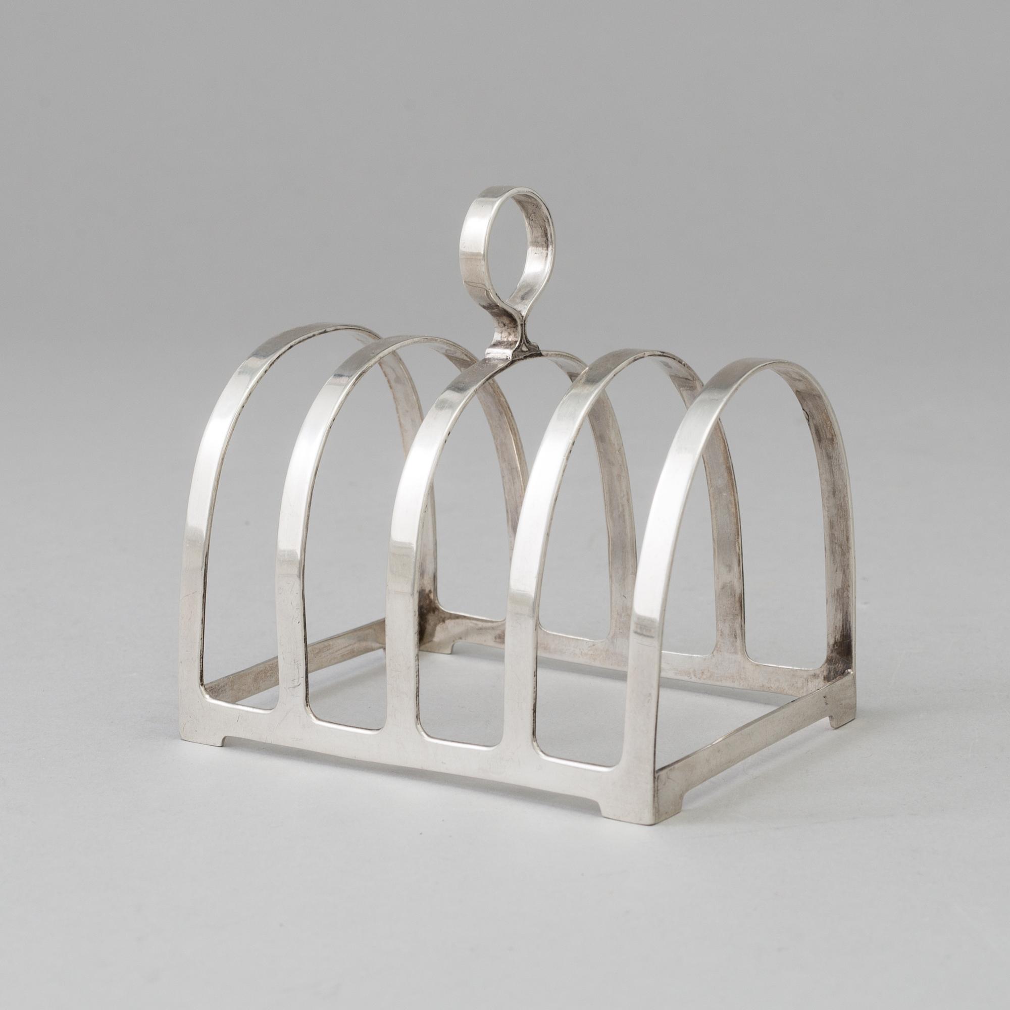 A SILVER TOASTRACK, Deakin & Francis, Birmingham 1928.