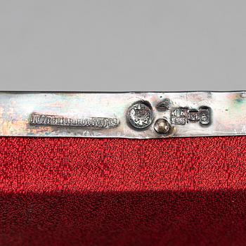 A Russian 19th cemtury silver icon, mark possibly of Ovchinnikov, Moscow 1881.