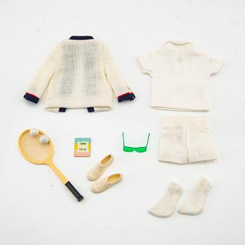 Midge and Allan, dolls 2 pcs. vintage "Midge" Mattel 1964, "Allan" Mattel 1964.