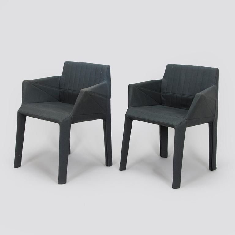 Ligne Roset, a set of 8 'Facett' dining chairs, France.