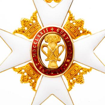 Vasaorden, enamel on gold 18K CF Carlman.