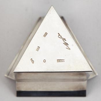 A Wolfgang Gessl silver vase, 20th Century.