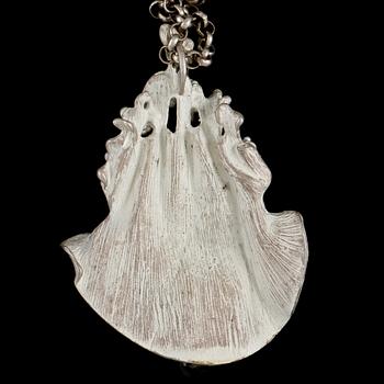 HÄNGE, sterlingsilver, stämplat GLC, 1900-talets andra hälft. Vikt 44 g.