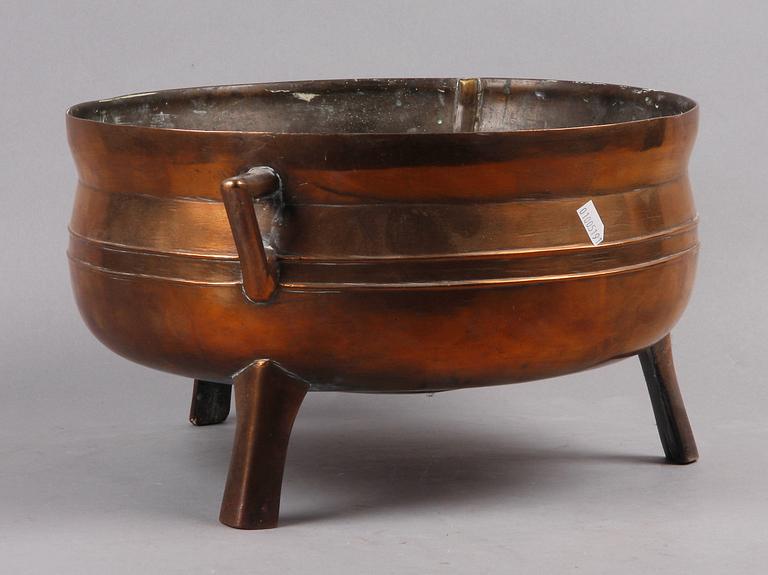 GRYTA, mässing, 1800-tal.