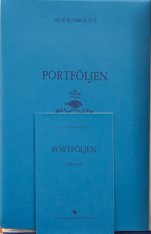 OLOF RUDBECK DY, "Portföljen", med kommentar av Gunnar Brusewitz och Tomas Anfält.