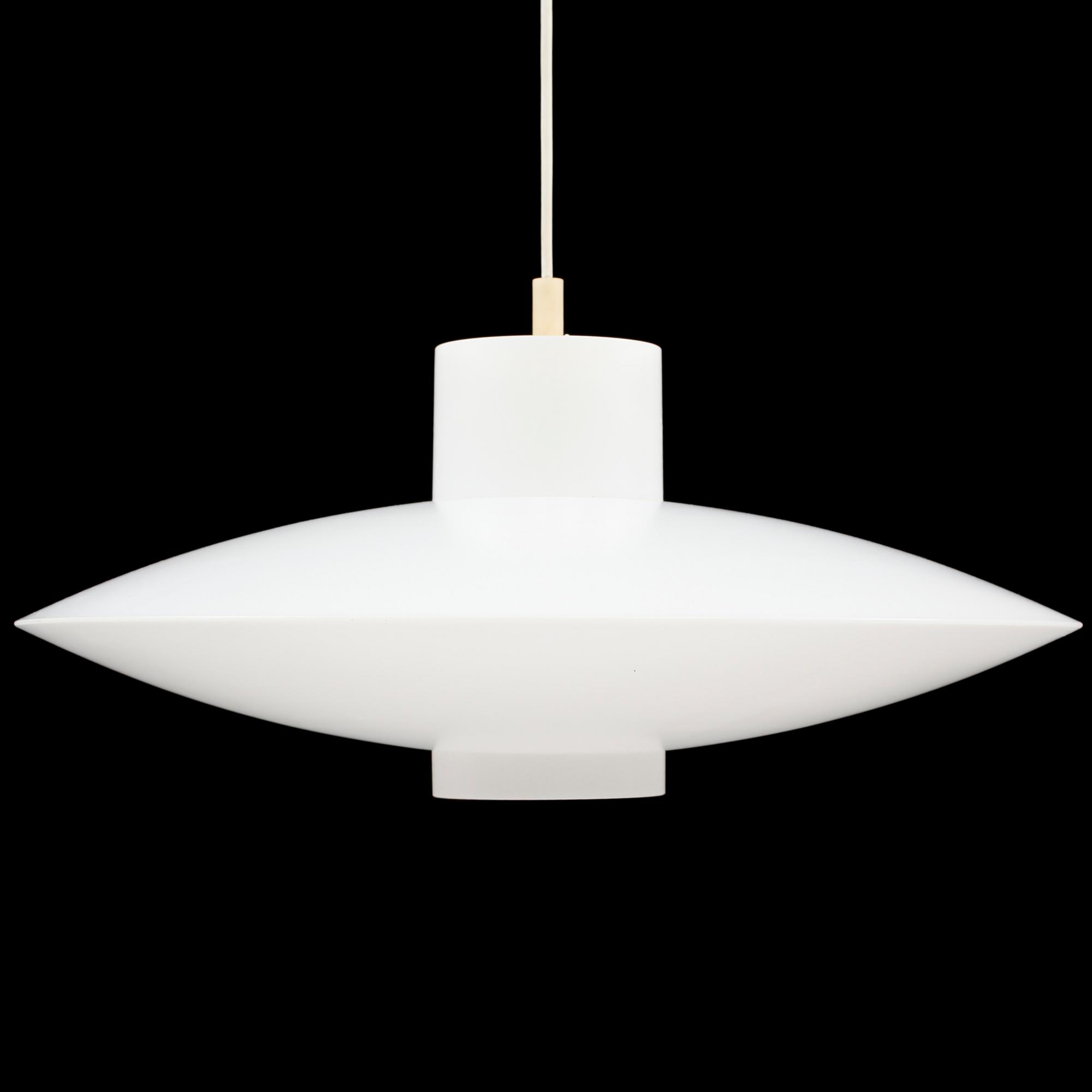 TAKLAMPA, "Discus", Uno och Östen Kristiansson, Luxus, 1900-talets andra hälft. Höjd ca 25 cm.