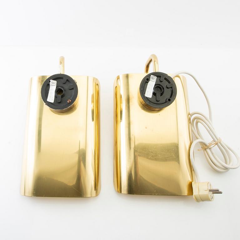 Hans-Agne Jakobsson, wall lamps a pair 330/1, Markaryd Sweden, 1960s.