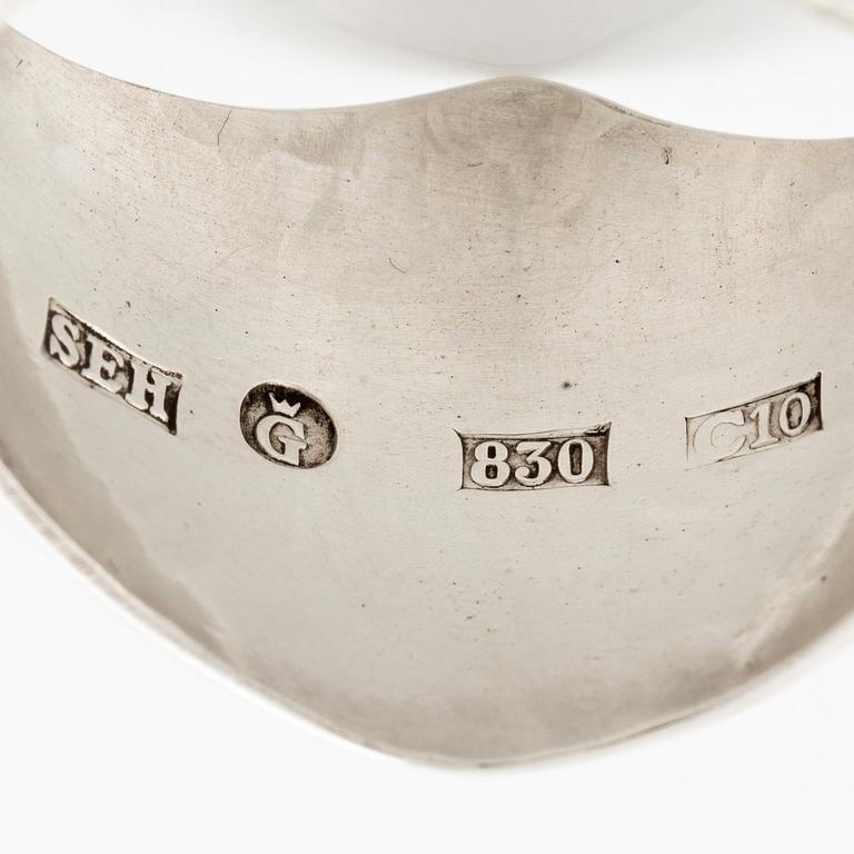 Sven-Erik Högberg, a pair of earrings, silver, Gothenburg 1977.