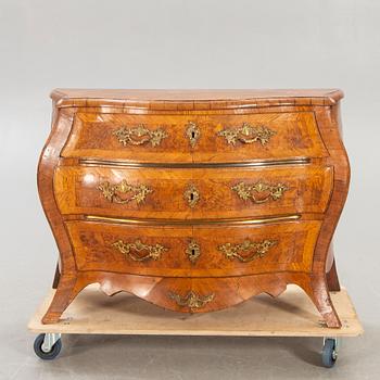 A Swedish Rococo mid 1700s bureau.