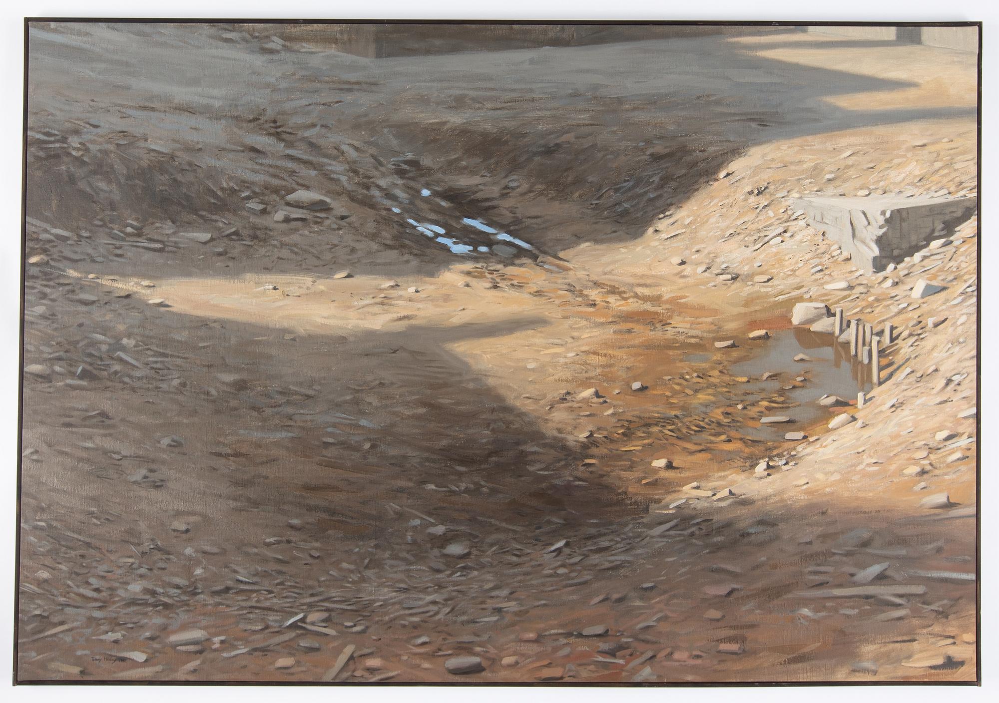 Tommy Hilding, oil on canvas, signed and dated 1982.