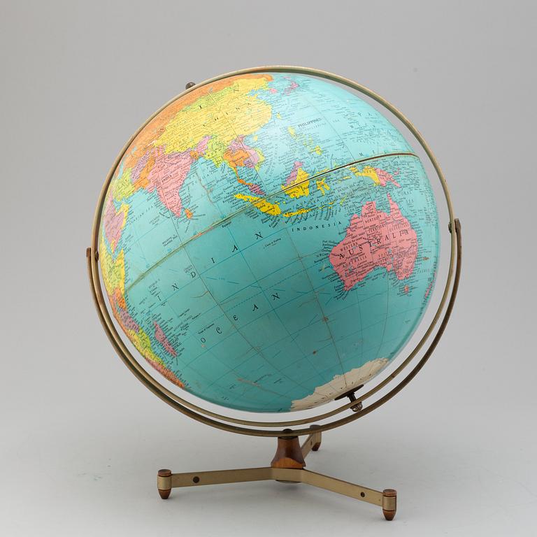 A "LEGEND" GLOBE, USA, first half of the 20th century.