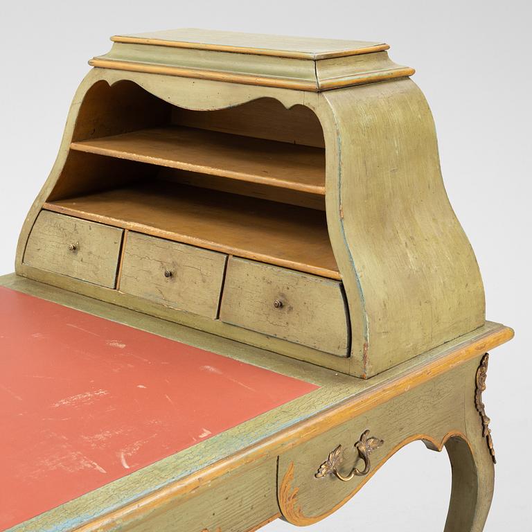 A rococo style writing desk, 20th century.