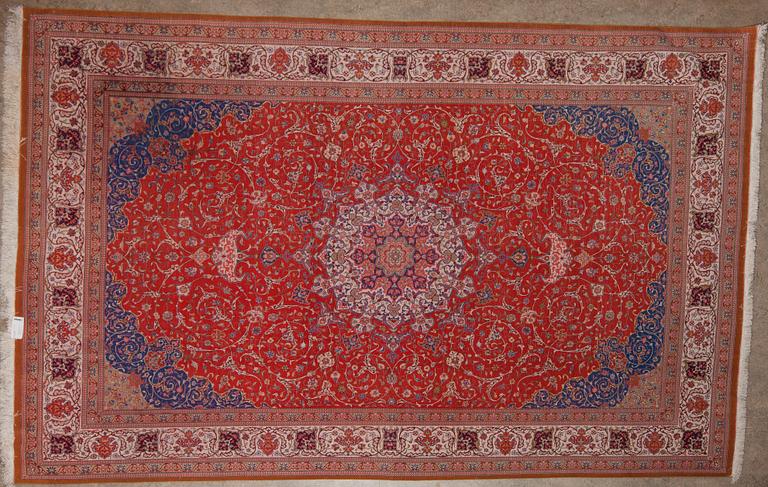 A SILK QUM-CARPET.