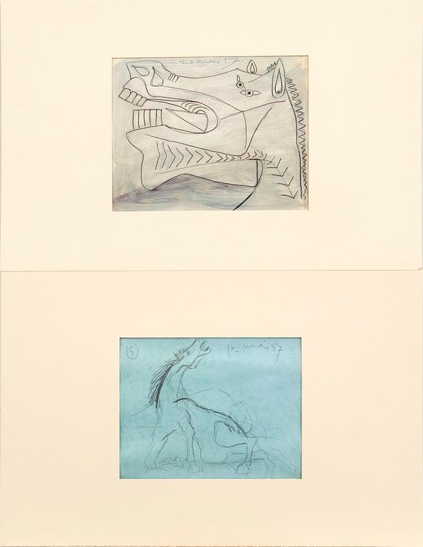 Pablo Picasso, "Guernica" art portfolio.