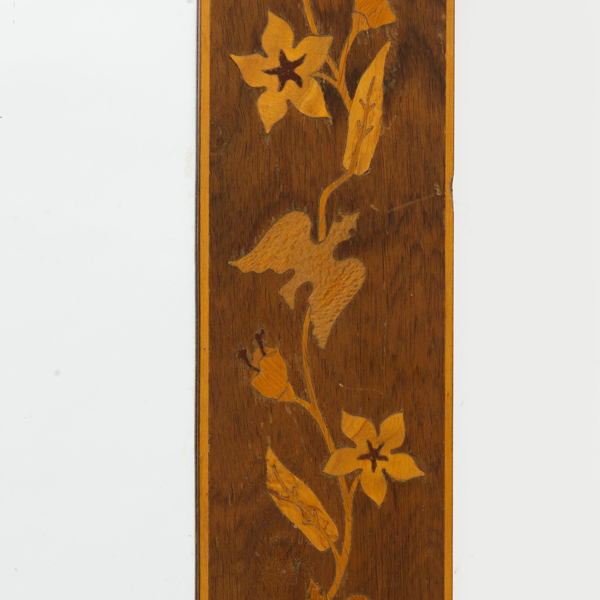 G. Gewall, a 'Doves' wall mirror, Bohus Intarsia, 1930s.