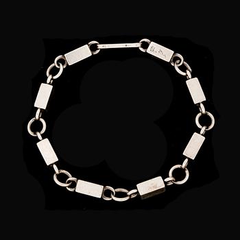 ARMLÄNK, sterlingsilver. Wiwen Nilsson, Lund 1958. Vikt ca 26 gram.