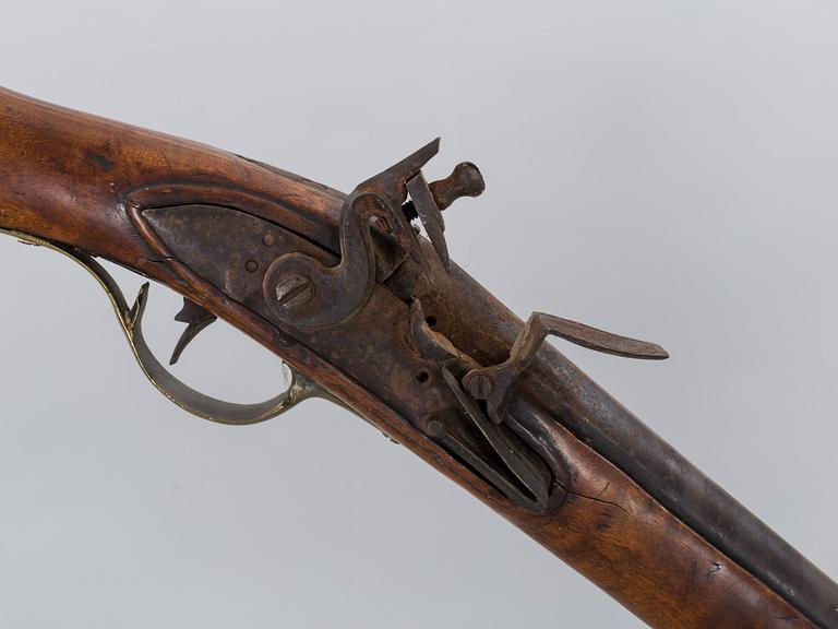 A rifle, 19th century,