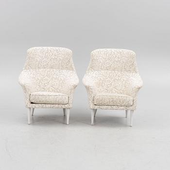 Kerstin Hörlin-Holmquist, armchairs, a pair, from the "Paradiset" series, Nordiska Kompaniet.