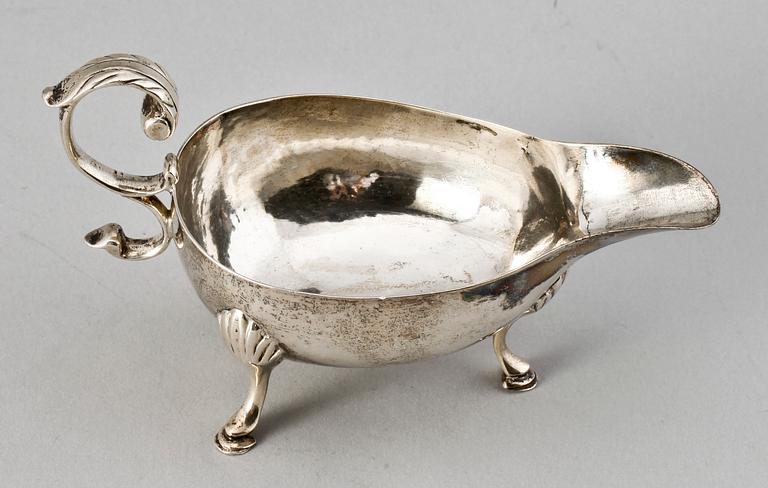 GRÄDDSNIPA, silver, rokoko, London, troligen 1760. Vikt ca 75 gram.