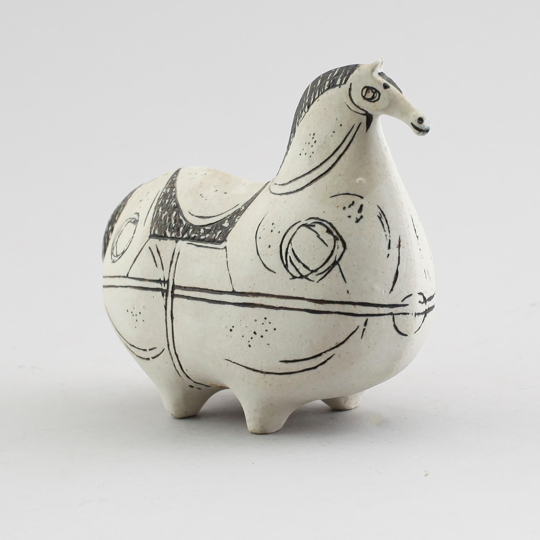 FIGUR, stengods, "Springare", Stig Lindberg, Gustavsberg.