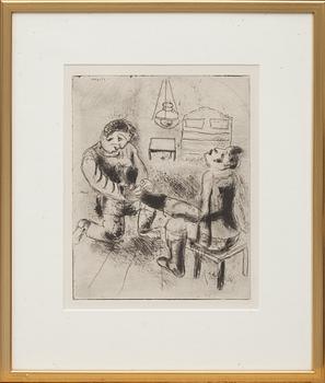 MARC CHAGALL, etsning, signerad i plåten.