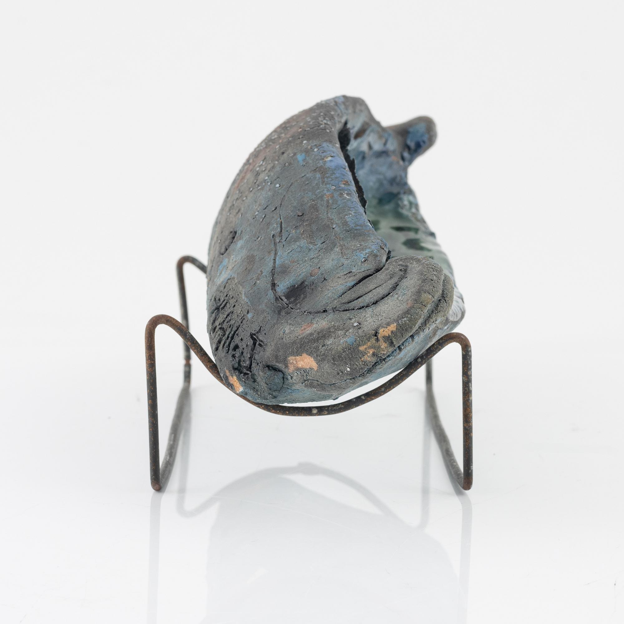 Henrik Allert, sculpture, stoneware, signed.