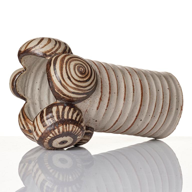 Lisa Larson, a unique stoneware vase, Gustavsberg Studio, probably 1960s.