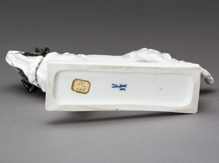 FIGURIN Meissen, porslin, 1900-talets andra hälft.