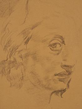 Lotte Laserstein, Two self-portrait studies.